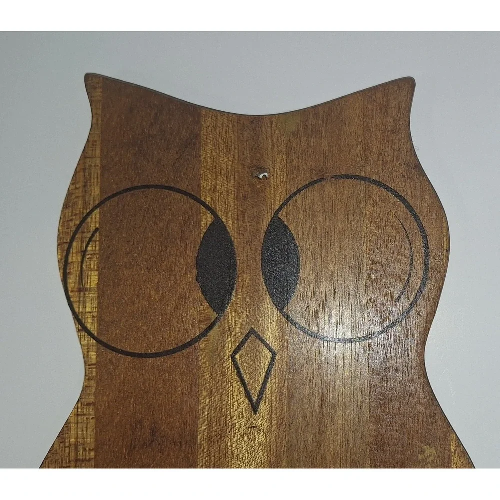owl cutting decor charcuterie board